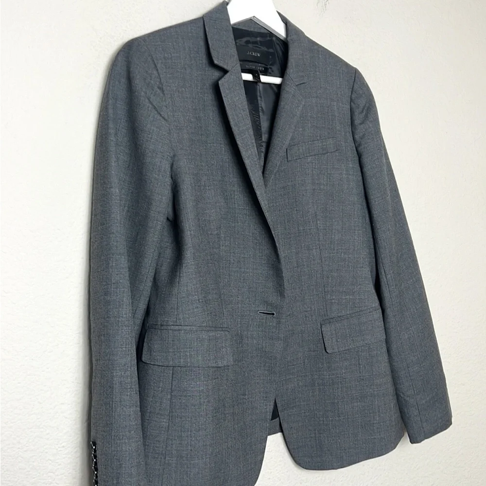 JCrew Super 120s Grey Blazer